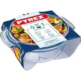 Pyrex 118A000 / 7043 Cocotte Redonda Pyrex Classic 32cm x 27cm 3.5L + 1.4L