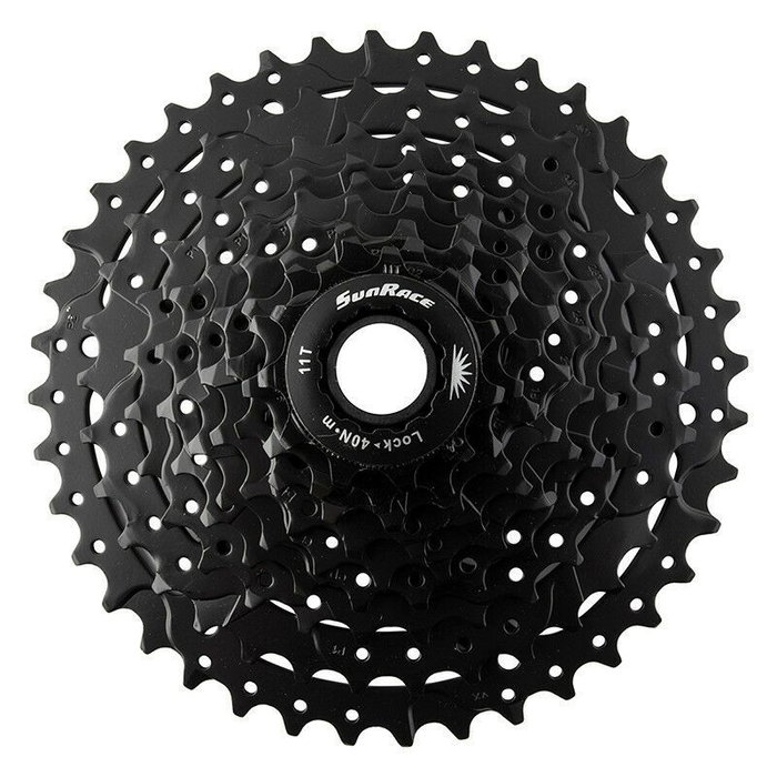 Sunrace Cassette CSM980 MTB Negro 9V 11-40 Dientes Sunrace Cassette CSM980 MTB Negro 9V 11-40 Dientes