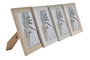 DKD Home Decor Set de 12 Marcos de Fotos 20x25 cm Surtido de 4 Colores con Cristal