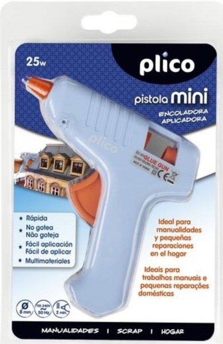 Plico Pistola de cola termofusible mini 25W