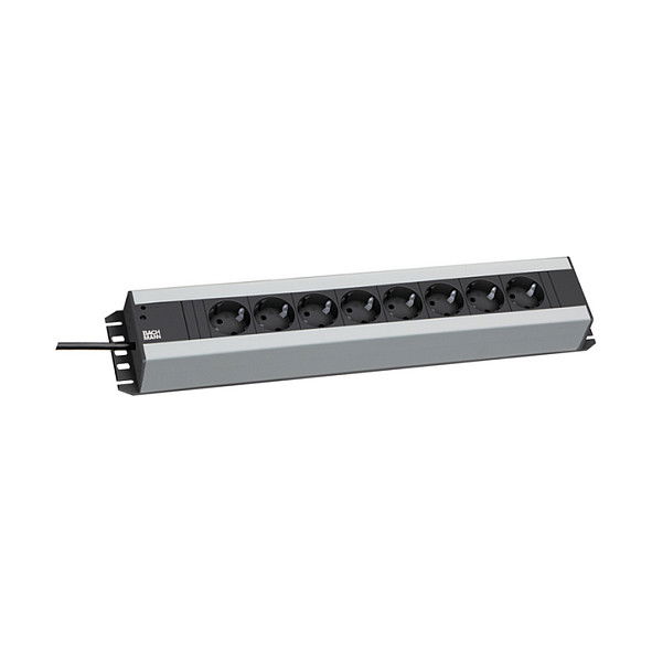 Bachmann 300.006 Regleta de 8 Tomas Schutzkontakt, 2m, 48.26cm, Compatible con Rack 19 Zoll Bachmann 300.006 Regleta de 8 Tomas Schutzkontakt, 2m, 48.26cm, Compatible con Rack 19 Zoll