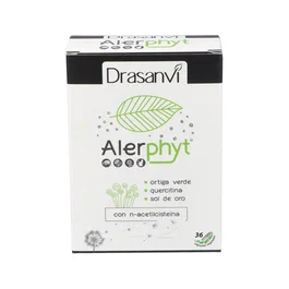 Drasanvi Alerphyt - Complemento Alimenticio para Alergias Primavera con Quercitina, Ortiga Verde y Vitamina C - 36 Cápsulas