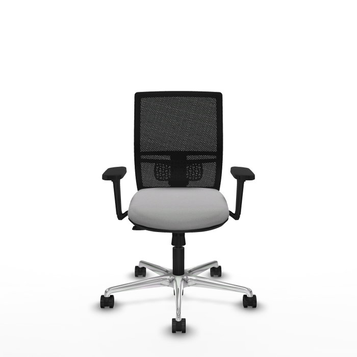 PIQUERAS Y CRESPO Silla de oficina Yunquera con mecanismo Sincro/Traslack, Gris claro y Negro PIQUERAS Y CRESPO Silla de oficina Yunquera con mecanismo Sincro/Traslack, Gris claro y Negro