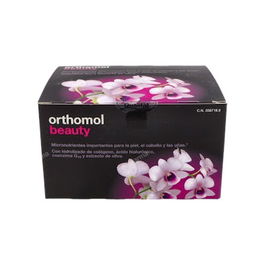 Orthomol Beauty 30 Ampollas Bebibles - Complemento para Piel, Cabello y Uñas con Colágeno y Ácido Hialurónico