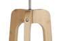 DKD Home Decor Lámpara de Pie Natural Bambú Ratan Trípode 50 x 158 x 50 cm
