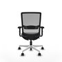 PIQUERAS Y CRESPO Silla de oficina Haches con mecanismo Sincro/Traslack, Gris