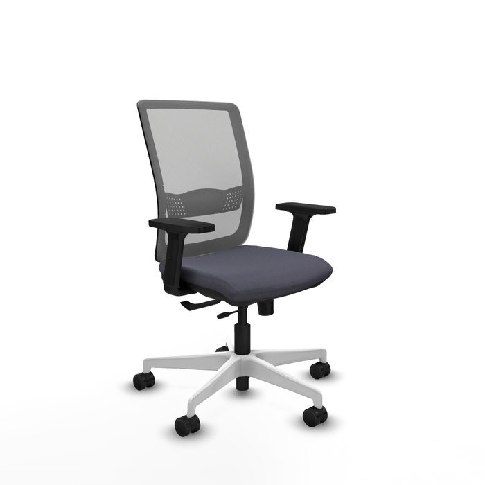 PIQUERAS Y CRESPO Silla de oficina Haches con mecanismo Sincro/Traslack, Gris PIQUERAS Y CRESPO Silla de oficina Haches con mecanismo Sincro/Traslack, Gris