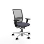 PIQUERAS Y CRESPO Silla de oficina Haches con mecanismo Sincro/Traslack, Gris