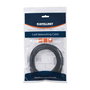 Intellinet Cable de Red Cat6 U/UTP RJ45 1 m Negro con Hebelschutz, Conector Chapado en Oro, AWG 24 (Cable de Parcheo)