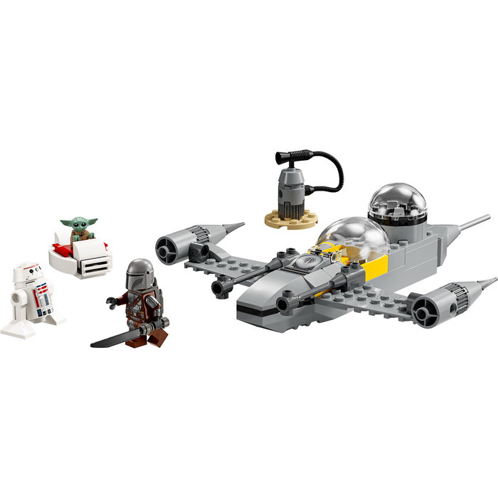 Lego Star Wars Caza Estelar N-1 de Mando y Grogu 75410 con 3 Personajes LEGO