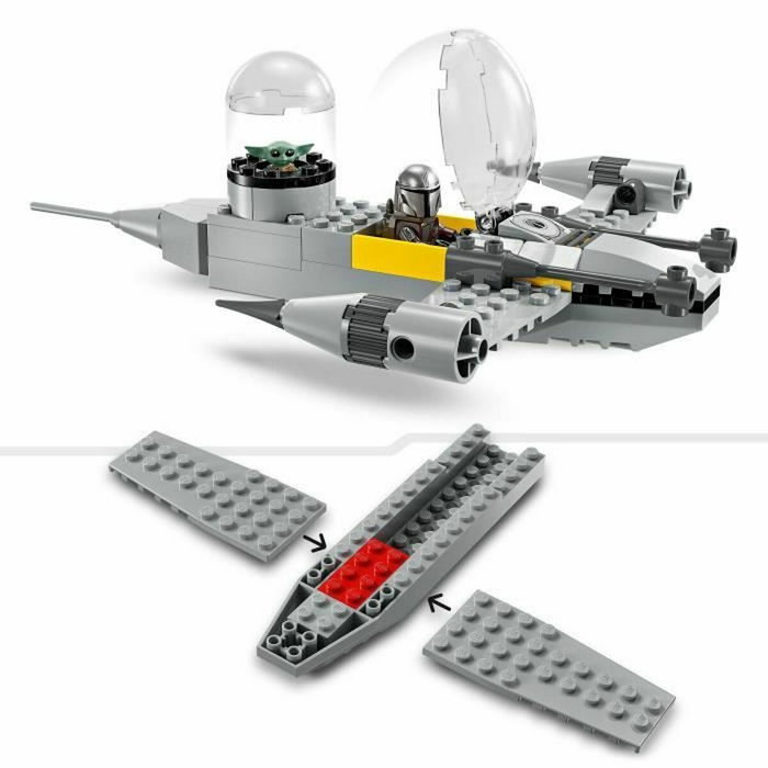 LEGO Star Wars Caza Estelar N-1 de Mando y Grogu 75410
