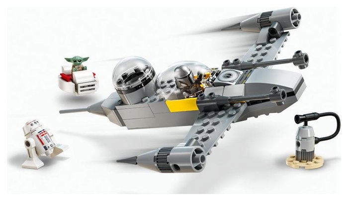 LEGO Star Wars Caza Estelar N-1 de Mando y Grogu 75410