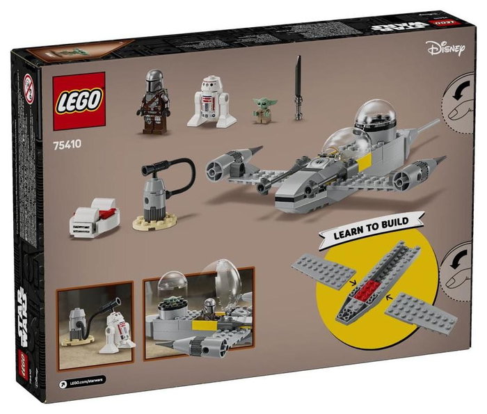 LEGO Star Wars Caza Estelar N-1 de Mando y Grogu 75410