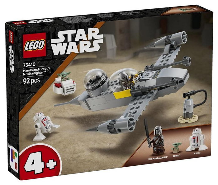 LEGO Star Wars Caza Estelar N-1 de Mando y Grogu 75410