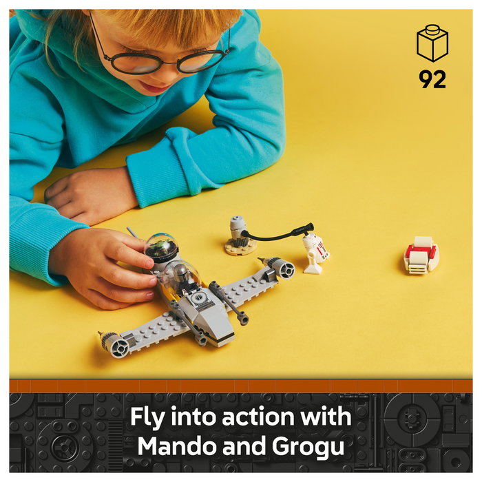 LEGO Star Wars Caza Estelar N-1 de Mando y Grogu 75410
