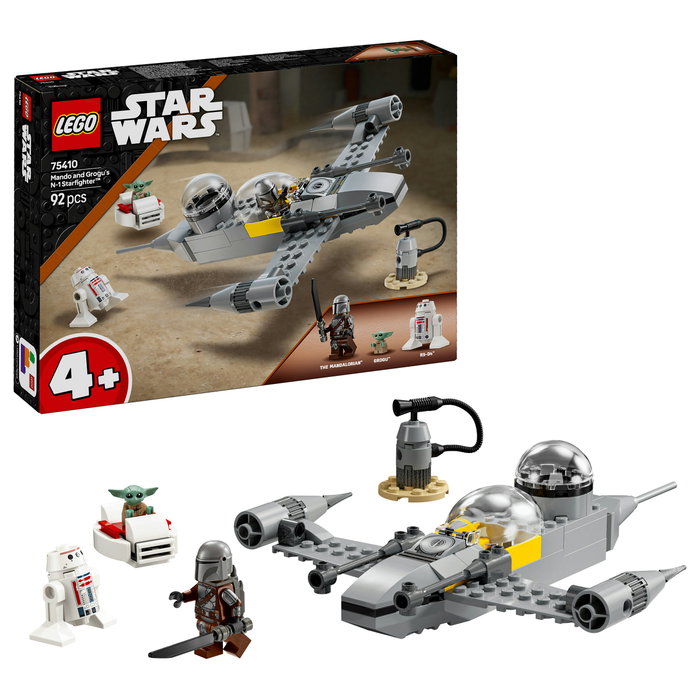 LEGO Star Wars Caza Estelar N-1 de Mando y Grogu 75410