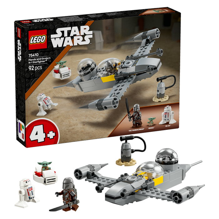 LEGO Star Wars Caza Estelar N-1 de Mando y Grogu 75410