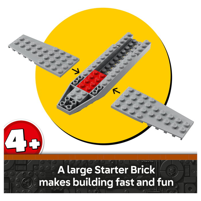 LEGO Star Wars Caza Estelar N-1 de Mando y Grogu 75410