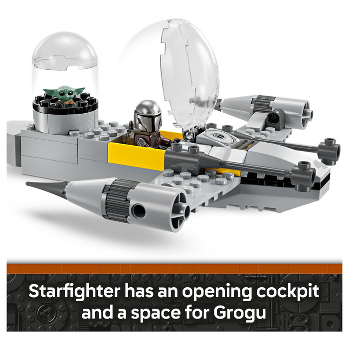 LEGO Star Wars Caza Estelar N-1 de Mando y Grogu 75410