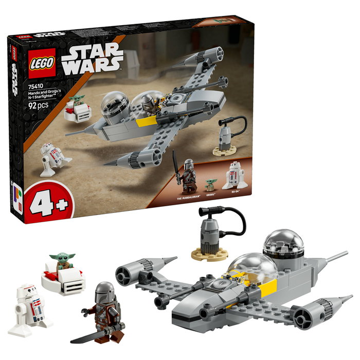 LEGO Star Wars Caza Estelar N-1 de Mando y Grogu 75410