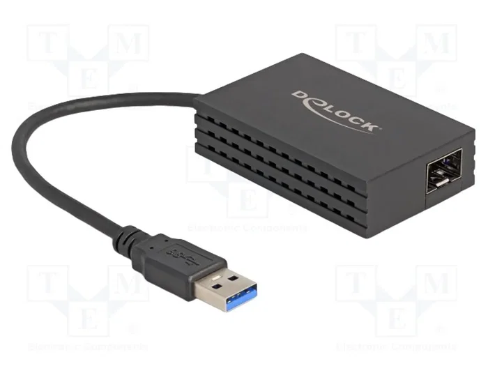 DeLOCK Adaptador de red USB Tipo-A a 1 x SFP Gigabit LAN 66463
