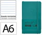 Antartik Cuaderno Tapa Blanda A6 Rayas Verde Aguamarina 100 Hojas 80gr FSC