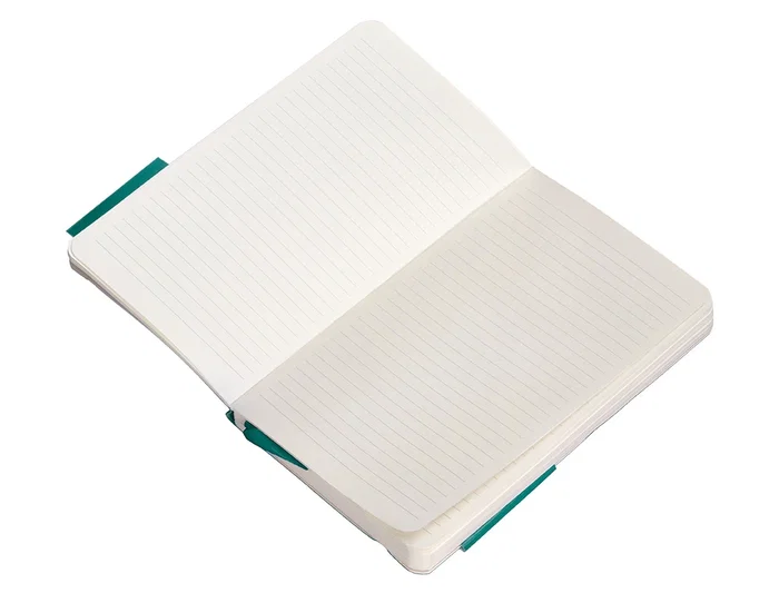 Antartik Cuaderno Tapa Blanda A6 Rayas Verde Aguamarina 100 Hojas 80gr FSC