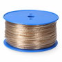 Edm Cable de acero revestido PVC oro, calibre 4 mm x 175 m