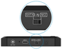 Aisens Estación de Docking ASDS-M2SATA04B SATA 2.5/3.5 y M.2 NVMe, Negro