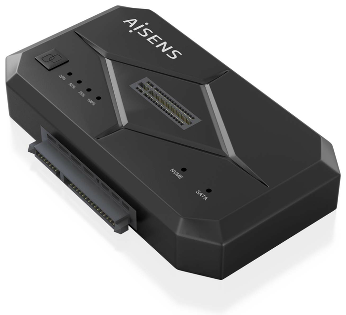 Aisens Estación de Docking ASDS-M2SATA04B SATA 2.5/3.5 y M.2 NVMe, Negro Aisens Estación de Docking ASDS-M2SATA04B SATA 2.5/3.5 y M.2 NVMe, Negro