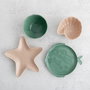 Bidasoa Bol Porcelana Aura Stela Verde 12x12x5 cm (6 Unidades)