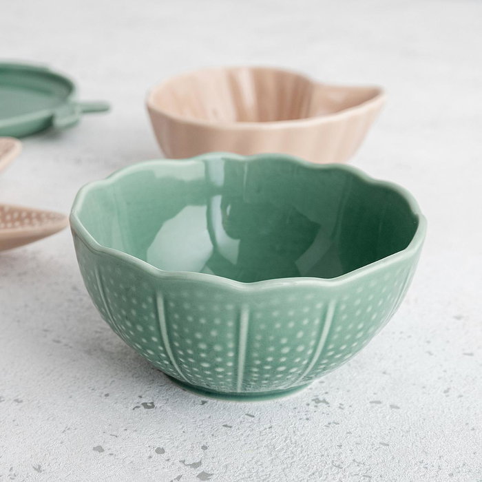 Bidasoa Bol Porcelana Aura Stela Verde 12x12x5 cm (6 Unidades) Bidasoa Bol Porcelana Aura Stela Verde 12x12x5 cm (6 Unidades)