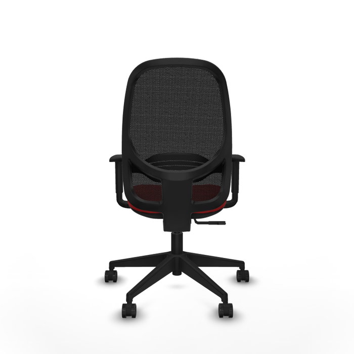 PIQUERAS Y CRESPO Silla de oficina Cilanco Rojo y Negro PIQUERAS Y CRESPO Silla de oficina Cilanco Rojo y Negro