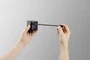 Intenso W65ACIC Cargador de Pared 65W GaN con Cable USB-C Retráctil Negro