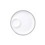 Quid Plato Dipear Porcelana Gastro Black 25 cm (6 Unidades)