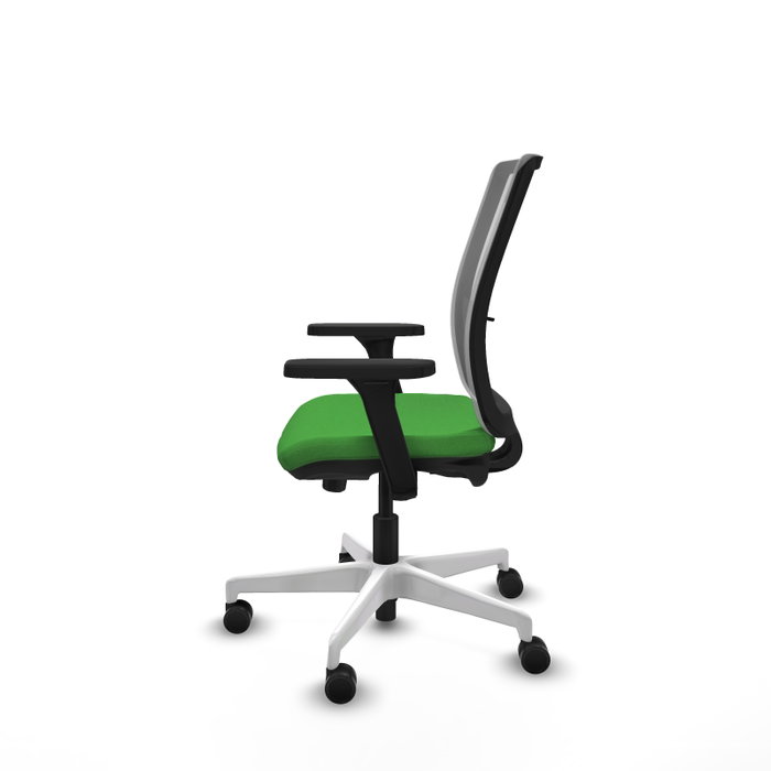PIQUERAS Y CRESPO Silla de oficina Haches Verde y Gris con mecanismo Sincro/Traslack PIQUERAS Y CRESPO Silla de oficina Haches Verde y Gris con mecanismo Sincro/Traslack