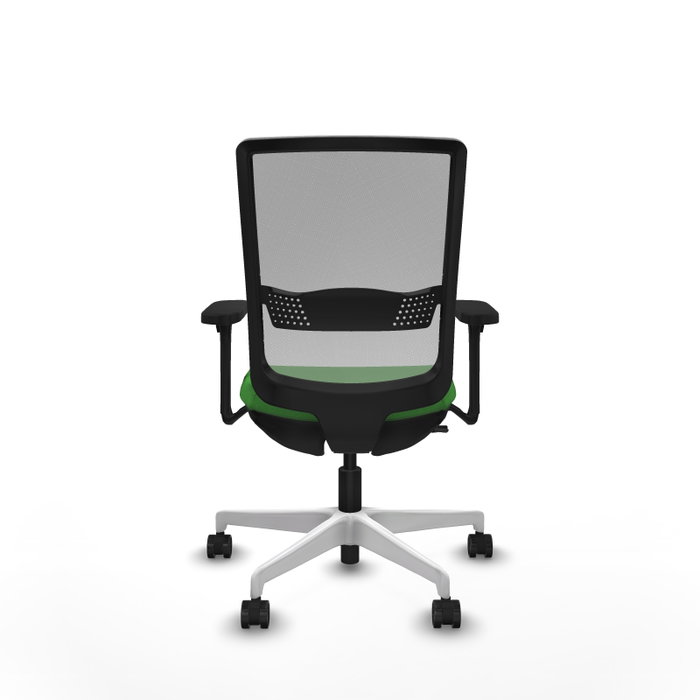 PIQUERAS Y CRESPO Silla de oficina Haches Verde y Gris con mecanismo Sincro/Traslack PIQUERAS Y CRESPO Silla de oficina Haches Verde y Gris con mecanismo Sincro/Traslack