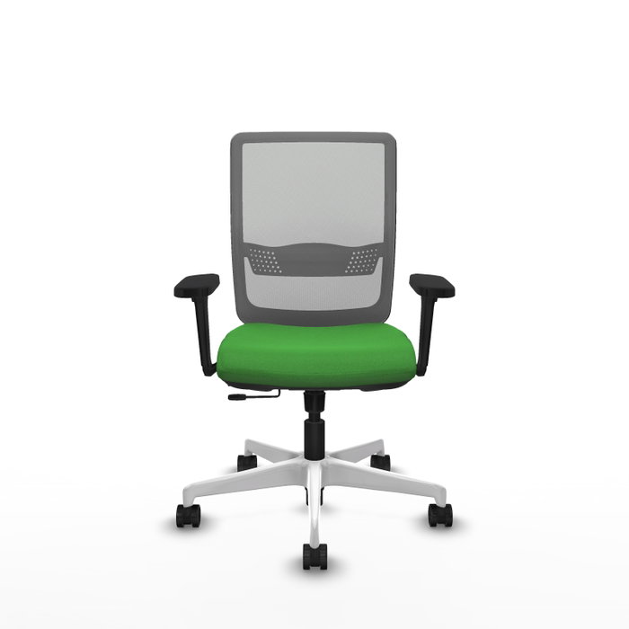 PIQUERAS Y CRESPO Silla de oficina Haches Verde y Gris con mecanismo Sincro/Traslack PIQUERAS Y CRESPO Silla de oficina Haches Verde y Gris con mecanismo Sincro/Traslack
