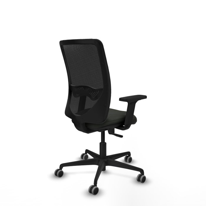 PIQUERAS Y CRESPO Silla de oficina Zulema con mecanismo Sincro y Brazos 2D - Negro
