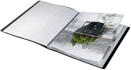 Leitz Carpeta Portafirmas Recycle Negro con 20 Fundas DIN A4 Leitz Carpeta Portafirmas Recycle Negro con 20 Fundas DIN A4