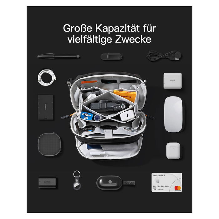 Inateck AB03010 Bolsa de almacenamiento Negra