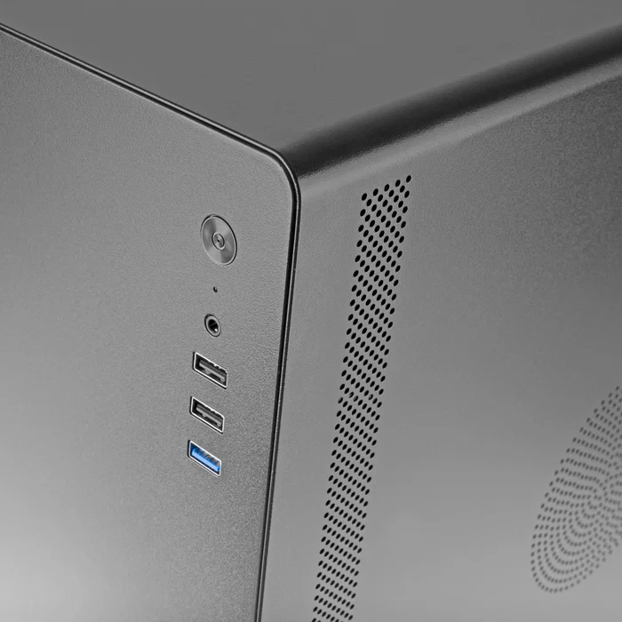 Tacens ENSIS Caja PC ATX Midi Tower Semitorre Negra, 1x USB 3.0, 2x USB 2.0, 3 Bahías 3.5", 3 Bahías 2.5", Compatible con Refrigeración Líquida