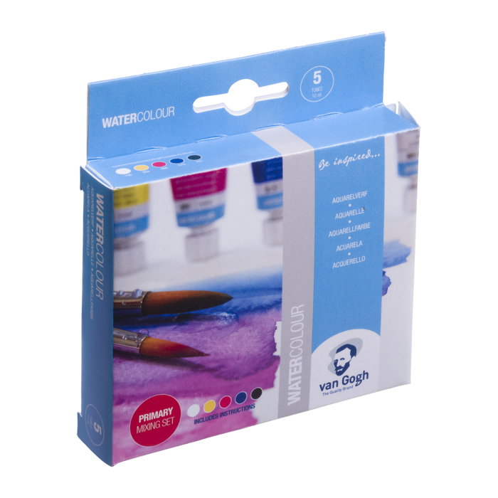 Van Gogh Estuche de Mezcla de Colores Primarios con 5 Tubos de 10 ml Van Gogh Estuche de Mezcla de Colores Primarios con 5 Tubos de 10 ml