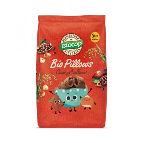 BIOCOP BIOPILLOWS cacao y avellanas 300g BIOCOP BIOPILLOWS cacao y avellanas 300g