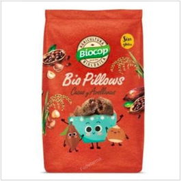 BiocCop Biopillows Cacao y Avellanas 300Gr Bio Sg Sin Gluten Ecológico