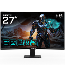 GIGABYTE GS27FC Monitor Gaming Curvo 27" FHD 180Hz 1ms VA FreeSync Premium HDR Ready HDMI DisplayPort