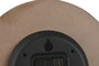 DKD Home Decor Reloj de Pared Loft Gris Natural MDF 30x30x5 cm (2 Unidades) 1x AA