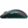 Cherry XTRFY M68 Wireless Negro y Turquesa