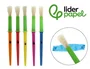 Liderpapel Pinceles escolares mediano