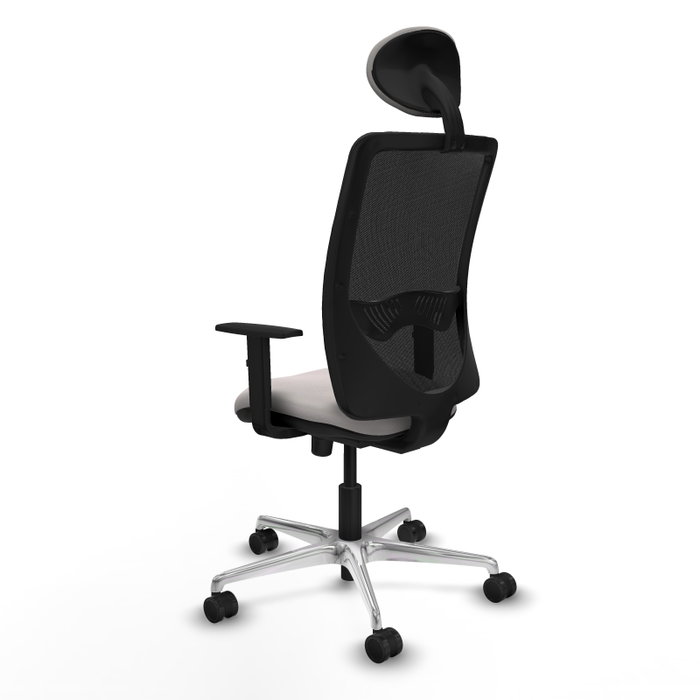 PIQUERAS Y CRESPO Silla de oficina Zulema con mecanismo Sincro, Blanco y Negro PIQUERAS Y CRESPO Silla de oficina Zulema con mecanismo Sincro, Blanco y Negro